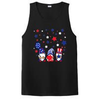 Three Gnomes 4th Of July Red White and Blue PosiCharge Competitor Tank