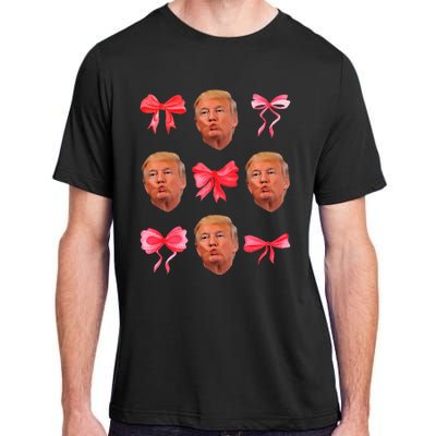 Trump Girl 47 President Maga Coquette Bow Girly Adult ChromaSoft Performance T-Shirt