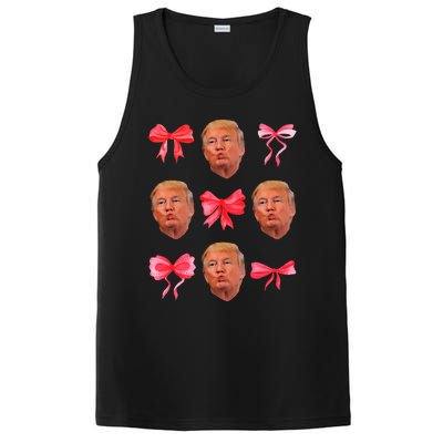 Trump Girl 47 President Maga Coquette Bow Girly PosiCharge Competitor Tank