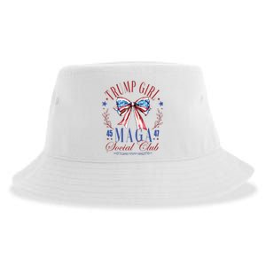 Trump Girl 45 47 Maga Est 2024 Social Club Sustainable Bucket Hat