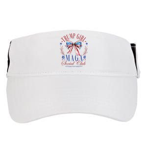 Trump Girl 45 47 Maga Est 2024 Social Club Adult Drive Performance Visor