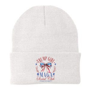 Trump Girl 45 47 Maga Est 2024 Social Club Knit Cap Winter Beanie