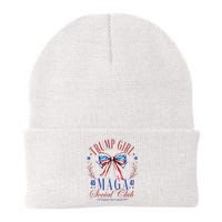 Trump Girl 45 47 Maga Est 2024 Social Club Knit Cap Winter Beanie