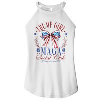 Trump Girl 45 47 Maga Est 2024 Social Club Women’s Perfect Tri Rocker Tank