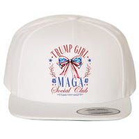 Trump Girl 45 47 Maga Est 2024 Social Club Wool Snapback Cap