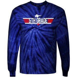 Top Grade 5th Fifth Grade Back To School First Day Tie-Dye Long Sleeve Shirt