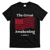 The Great Awakening 2024 Election Usa Flag T-Shirt