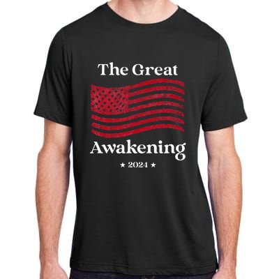 The Great Awakening 2024 Election Usa Flag Adult ChromaSoft Performance T-Shirt