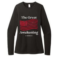 The Great Awakening 2024 Election Usa Flag Womens CVC Long Sleeve Shirt