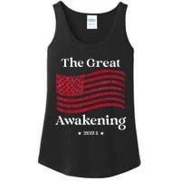 The Great Awakening 2024 Election Usa Flag Ladies Essential Tank