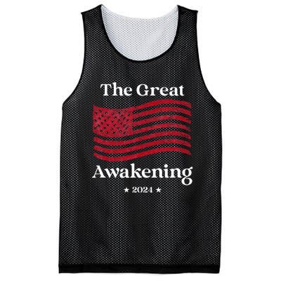 The Great Awakening 2024 Election Usa Flag Mesh Reversible Basketball Jersey Tank