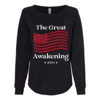 The Great Awakening 2024 Election Usa Flag Womens California Wash Sweatshirt