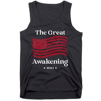 The Great Awakening 2024 Election Usa Flag Tank Top