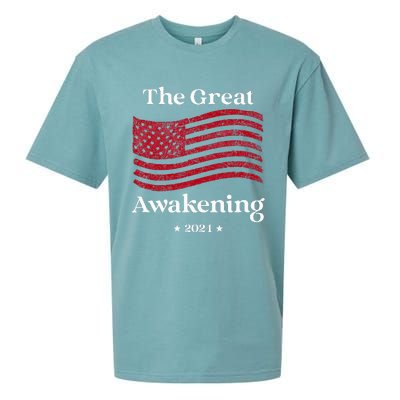 The Great Awakening 2024 Election Usa Flag Sueded Cloud Jersey T-Shirt