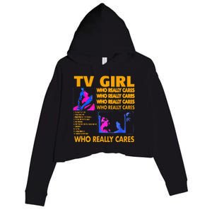 Tv Girl Album Frenchs Exit Gift Crop Fleece Hoodie