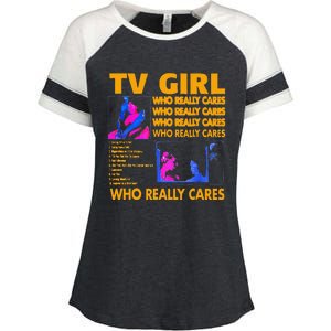 Tv Girl Album Frenchs Exit Gift Enza Ladies Jersey Colorblock Tee