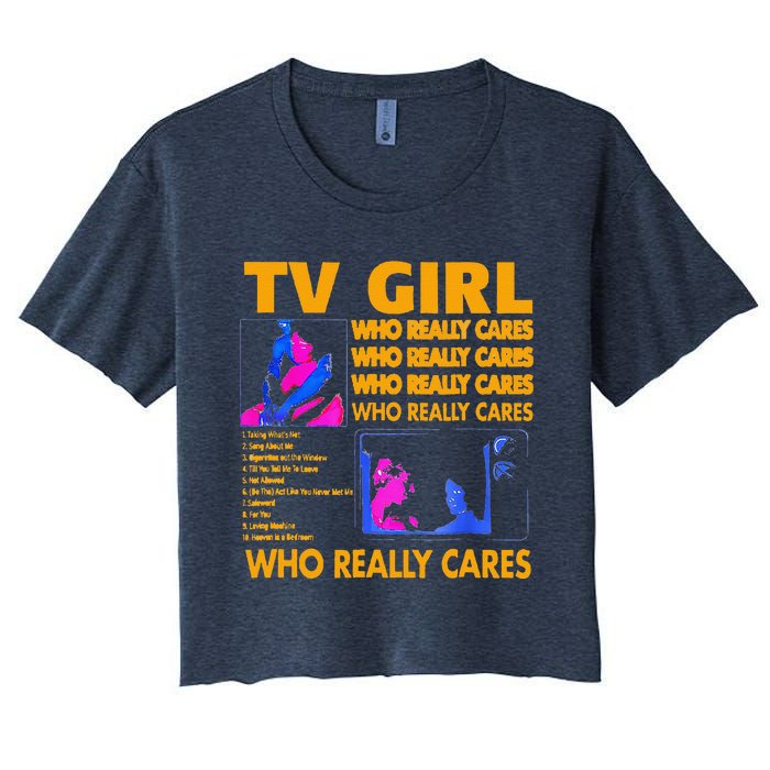 Tv Girl Album Frenchs Exit Gift Women's Crop Top Tee