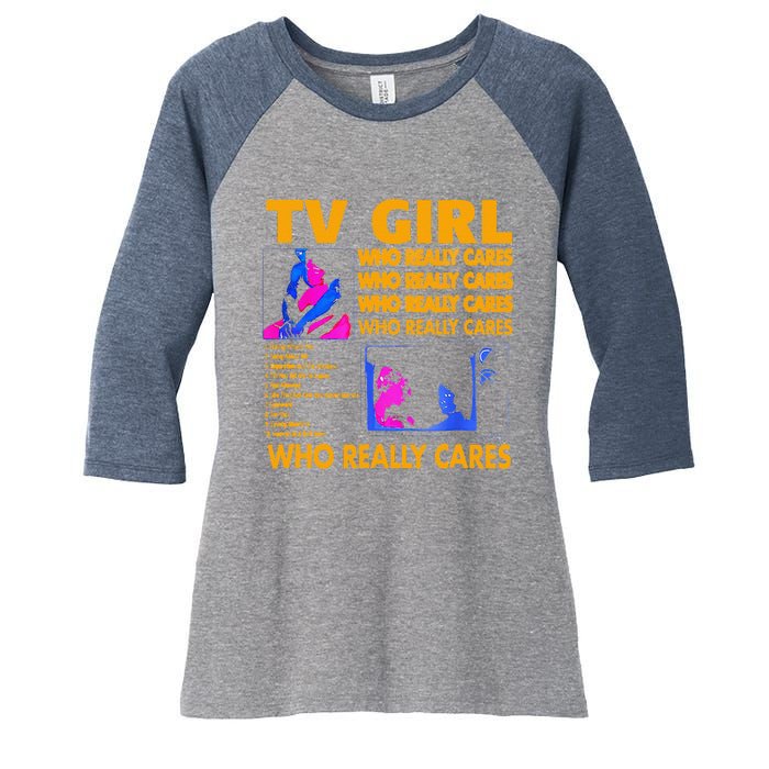 Tv Girl Album Frenchs Exit Gift Women's Tri-Blend 3/4-Sleeve Raglan Shirt