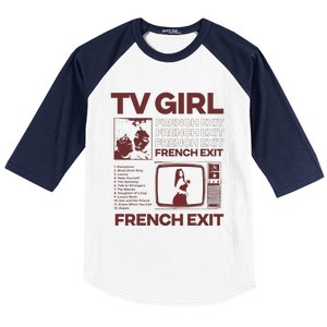 Tv Girl Album Frenchs Exit Love Gift Cute Baseball Sleeve Shirt