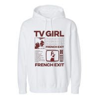 Tv Girl Album Frenchs Exit Love Gift Cute Garment-Dyed Fleece Hoodie