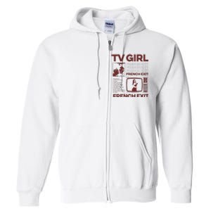 Tv Girl Album Frenchs Exit Love Gift Cute Full Zip Hoodie