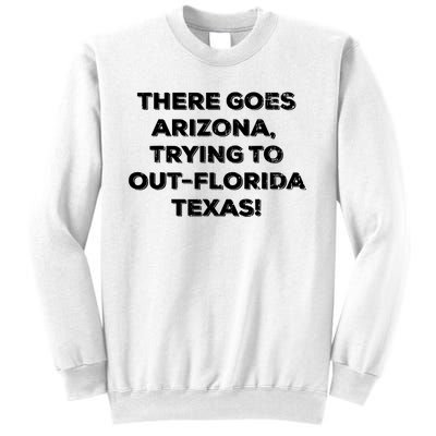 There Goes Arizonatrying To Out Florida Texas Sweatshirt