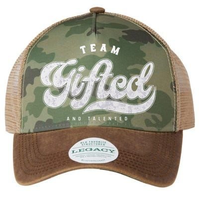 Team Gifted And Talented Exceptional Student Teacher Smart Legacy Tie Dye Trucker Hat