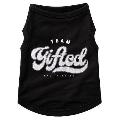 Team Gifted And Talented Exceptional Student Teacher Smart Doggie Tank