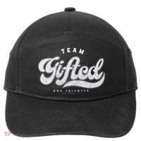 Team Gifted And Talented Exceptional Student Teacher Smart 7-Panel Snapback Hat