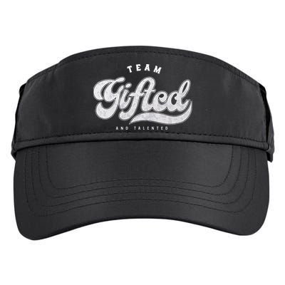 Team Gifted And Talented Exceptional Student Teacher Smart Adult Drive Performance Visor