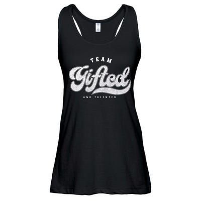 Team Gifted And Talented Exceptional Student Teacher Smart Ladies Essential Flowy Tank