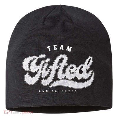 Team Gifted And Talented Exceptional Student Teacher Smart Sustainable Beanie