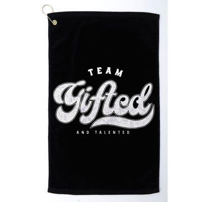 Team Gifted And Talented Exceptional Student Teacher Smart Golf Towel