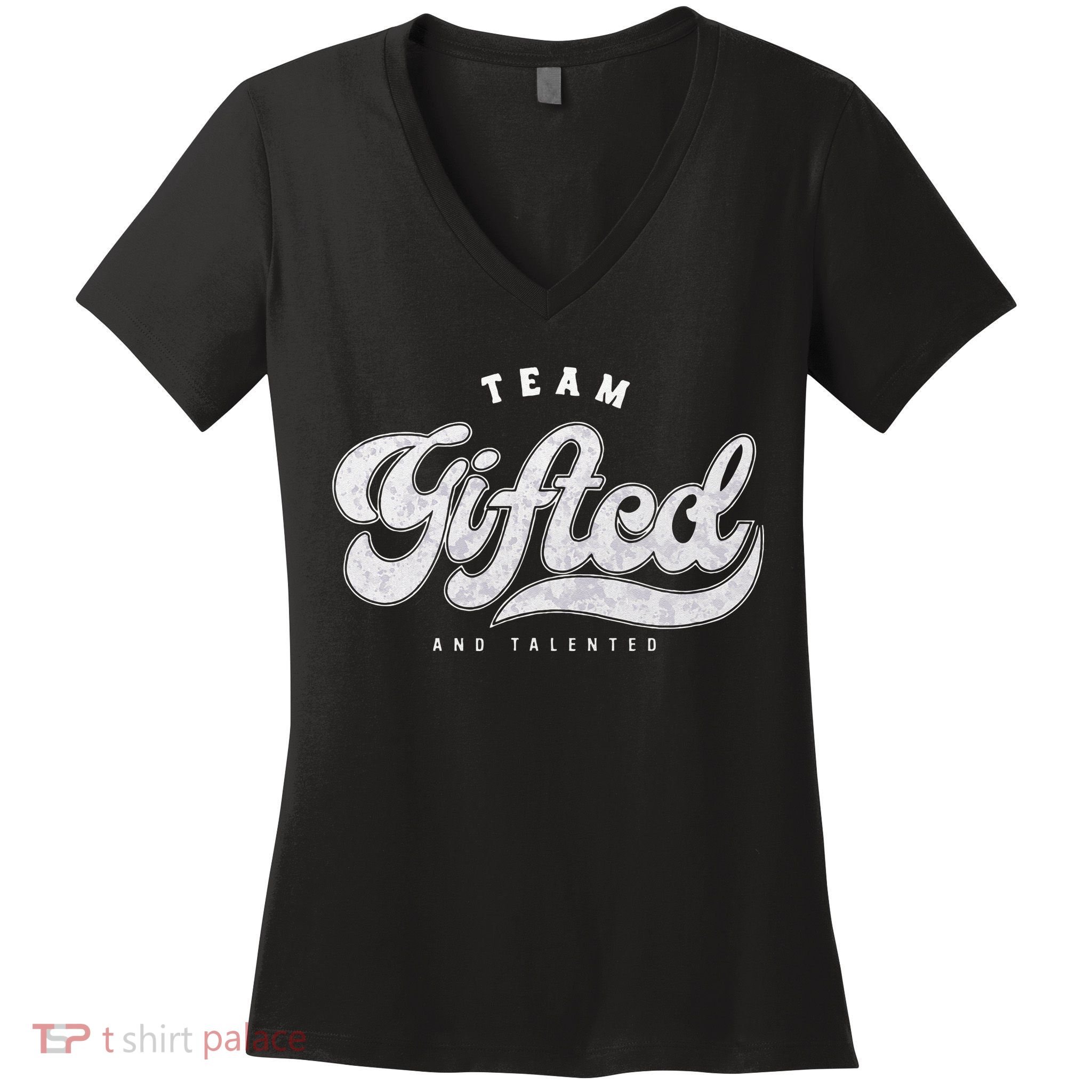 Team Gifted And Talented Exceptional Student Teacher Smart Women's V-Neck T-Shirt