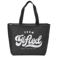 Team Gifted And Talented Exceptional Student Teacher Smart Zip Tote Bag