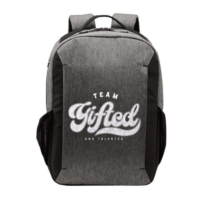Team Gifted And Talented Exceptional Student Teacher Smart Vector Backpack