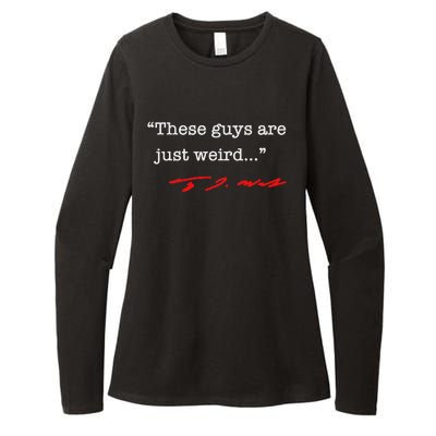 These Guys Are Just Weird Tim Walz Womens CVC Long Sleeve Shirt