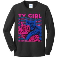 Tv Girl Album Frenchs Exit Who Really Cares Cat Tv Girl Kids Long Sleeve Shirt