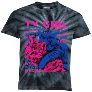 Tv Girl Album Frenchs Exit Who Really Cares Cat Tv Girl Kids Tie-Dye T-Shirt