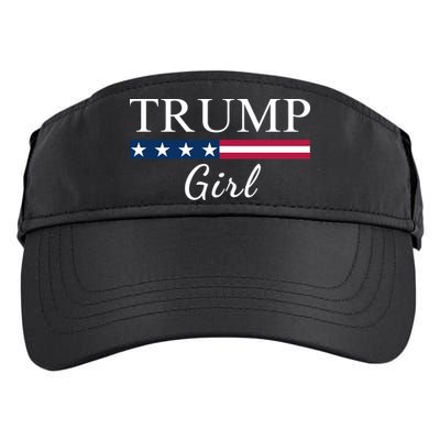 Trump Girl American Flag Vote Trump Republican Trump Girl Us Flag Conservative Adult Drive Performance Visor
