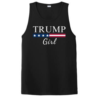 Trump Girl American Flag Vote Trump Republican Trump Girl Us Flag Conservative PosiCharge Competitor Tank