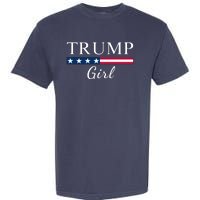 Trump Girl American Flag Vote Trump Republican Trump Girl Us Flag Conservative Garment-Dyed Heavyweight T-Shirt