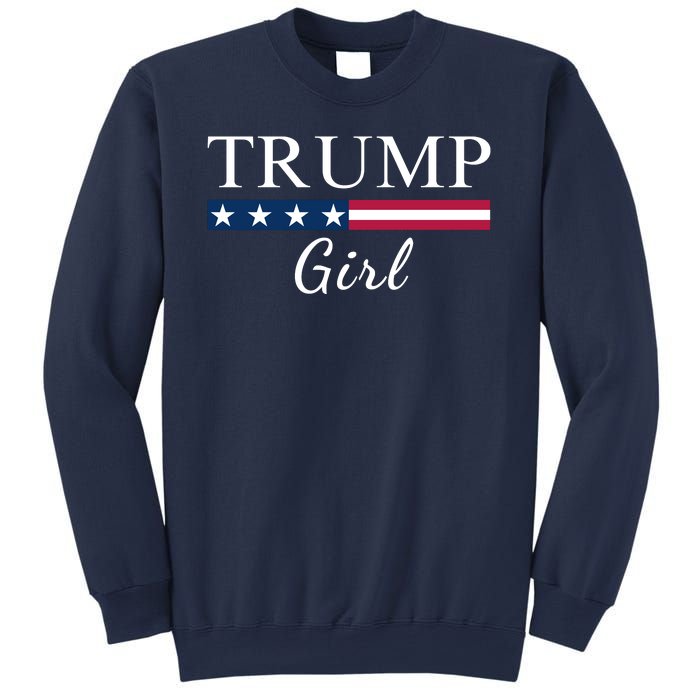 Trump Girl American Flag Vote Trump Republican Trump Girl Us Flag Conservative Sweatshirt