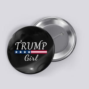 Trump Girl American Flag Conservative Vote Trump Republican Trump Girl Us Flag Button