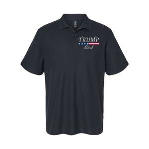 Trump Girl American Flag Conservative Vote Trump Republican Trump Girl Us Flag Softstyle Adult Sport Polo