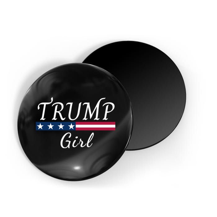 Trump Girl American Flag Conservative Vote Trump Republican Trump Girl Us Flag Magnet