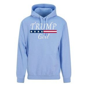 Trump Girl American Flag Conservative Vote Trump Republican Trump Girl Us Flag Unisex Surf Hoodie