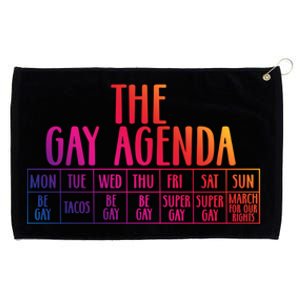 The Gay Agenda Lgbt Pride Rainbow Lgbtq Gay The Gay Agenda Cute Gift Grommeted Golf Towel