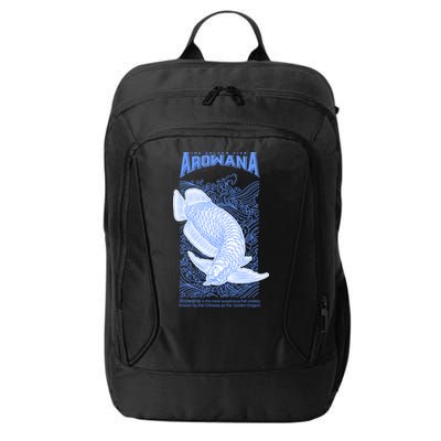 The Golden Arowana FIsh City Backpack