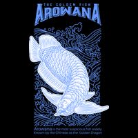 The Golden Arowana FIsh City Backpack